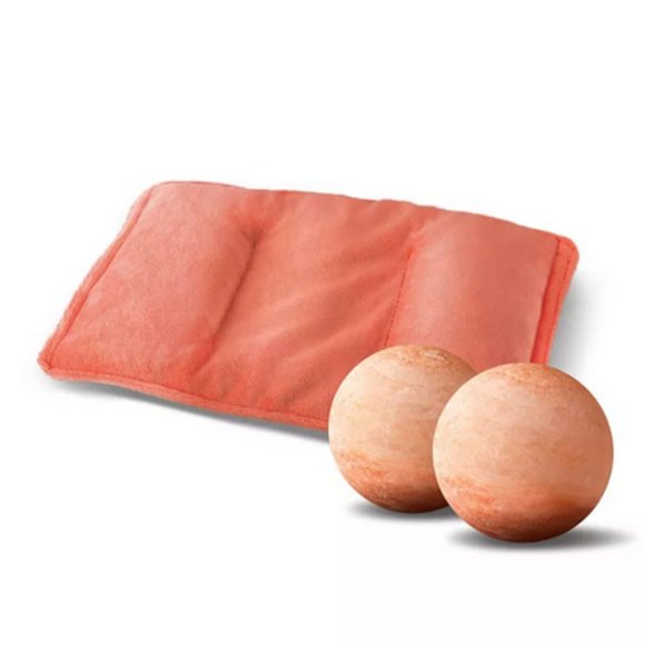 Lomi Hot + Cold Therapy Himalayan Salt Pad + Massage Balls 3-in-1 NEW! - Picture 3 of 9